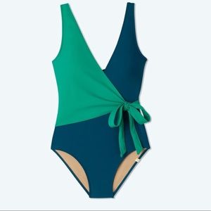 Summersalt Perfect Wrap One Piece - Seaweed